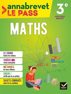 cover image of Annabrevet Le Pass--Maths 3e